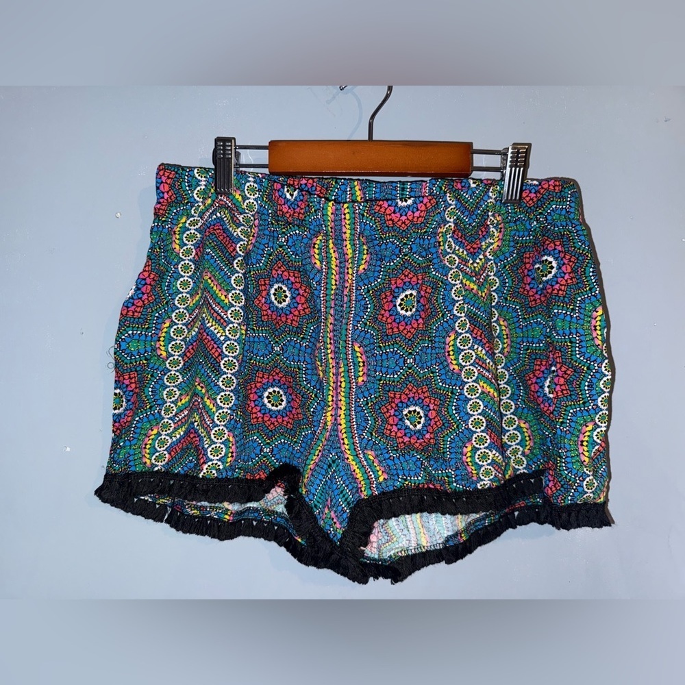 Hot Gal Multicolor High Waist Women's Shorts